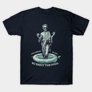 Funny Philosophy gift - Greek quote for philosophers T-Shirt